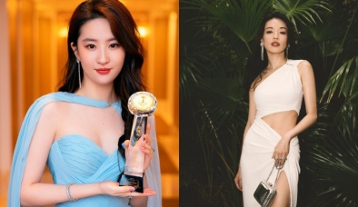 Hiếm hoi đứng chung khung hình, Lưu Diệc Phi và Thư Kỳ ai đẹp hơn ai?