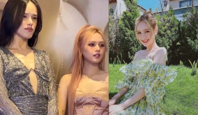 Xoài Non khoe nhan sắc rạng ngời dù 'lép vế' chiều cao khi đứng cạnh Trần Đức Bo