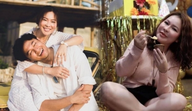 Vợ doanh nhân của Quý Bình khoe nhan sắc rạng ngời đón tuổi mới