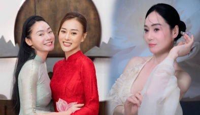 'Mẹ chồng' Phương Oanh khoe nhan sắc kiêu sa ở tuổi U50 sau khi đón nhận tin vui