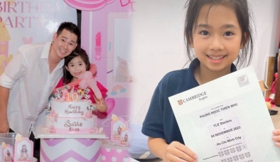 Con gái Mai Phương vắng mẹ vẫn khiến người thân yêu tự hào với thành tích học tập ấn tượng