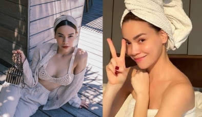 Hồ Ngọc Hà khoe mặt mộc, không quên 'flex' cả 'tấm lưng ong' khiến dân tình trầm trồ