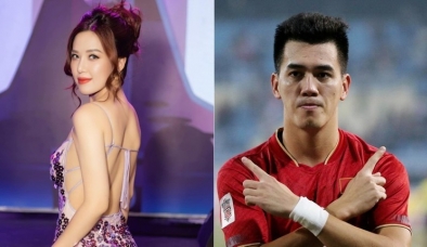 Bị 'réo tên' vụ MC Thu Hà tố 'gạ tình' trong khách sạn, cầu thủ Tiến Linh nói gì?