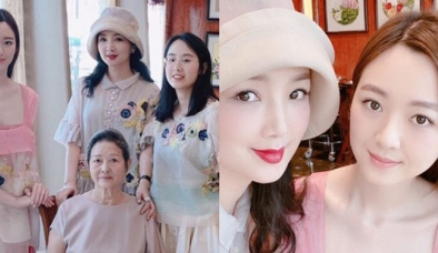 3 thế hệ nhà Hoa hậu Đền Hùng Giáng My toàn mỹ nhân cực phẩm, sở hữu vẻ đẹp kiêu sa, quý phái