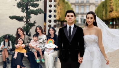 Đỗ Mỹ Linh đưa con gái đi chơi, Á hậu Thanh Tú có hành động tinh tế