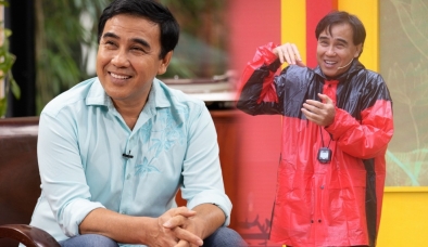 Xúc động khoảnh khắc MC Quyền Linh đội mưa, giúp đỡ những mảnh đời khó khăn