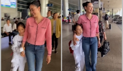 Hoa hậu Hà Kiều Anh qua ống kính camera thường, nhan sắc trẻ đẹp hơn cả ảnh tự đăng