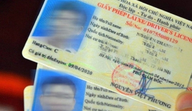 Sử dụng giấy phép lái xe bị mờ ảnh có bị phạt?