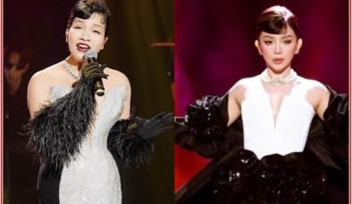 Tóc Tiên 'xin vía' diva Mỹ Linh, khoe ảnh giống hệt đàn chị nổi tiếng