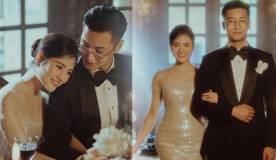 Trọn bộ ảnh cưới 'tình bể bình' của Việt Hoa - Thiên Nga của 'Hương vị tình thân' với bạn trai
