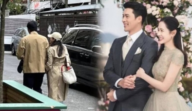 2 tháng kết hôn, Hyun Bin và Son Ye Jin thoải mái thể hiện tình cảm chốn đông người