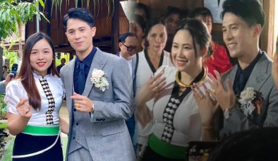 Những hình ảnh đầu tiên trong lễ vu quy của Đình Trọng và bà xã Huyền Trang