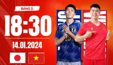 Xem trực tiếp trận Việt Nam vs Nhật Bản ở đâu, kênh nào?