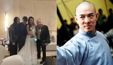 Cùng Dương Tử Quỳnh ăn mừng chiến thắng, 'vua Kungfu' Lý Liên Kiệt gây sốc với diện mạo hiện tại