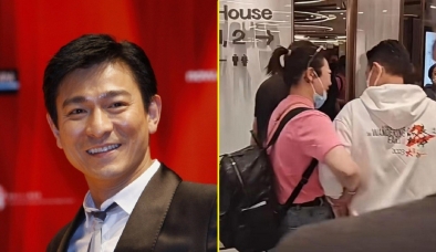 Phản ứng cưng xỉu của Lưu Đức Hoa khi bị fan nữ quá khích ôm chặt