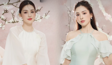 Video: Tiểu Vy đẹp 'sắc nước hương trời' trong áo dài Tết, visual nét như AI nhận về bão tim