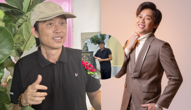 Hoài Linh cùng Dương Triệu Vũ thăm mộ bố, ngoại hình sao nam thế nào?