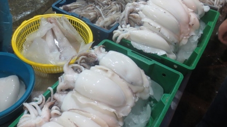 Bên trong xưởng ngâm tẩm mực thối ở Hà Nội