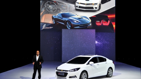  Chevrolet Cruze hoàn toàn mới được giới thiệu tại Bắc Kinh Motor Show 2014