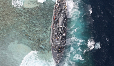 Phát hiện 2 tàu quét mìn Trung Quốc ở giàn khoan Hải Dương 981