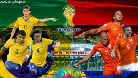 Brazil đấu với Hà Lan: Dự đoán tỉ số trận đấu tranh ba tư World Cup 2014 3h ngày 13/7