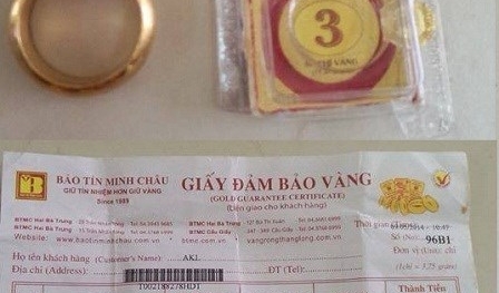 Bảo Tín Minh Châu khẳng định không bán vàng giả 