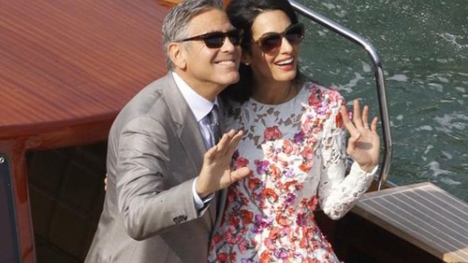 George Clooney lên xe hoa lần 2 cùng nữ luật sư Amal Alamuddin 