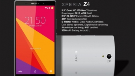 Sony Xperia Z4 lộ thông số cấu hình