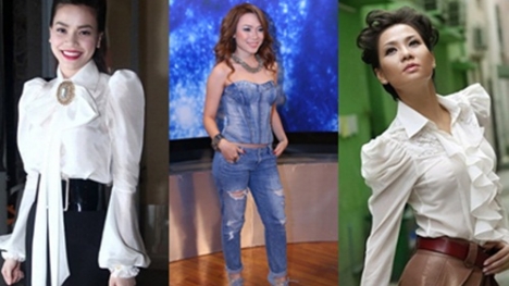  Thời trang thảm họa của Hà Hồ,  Mỹ Tâm, Thu Minh