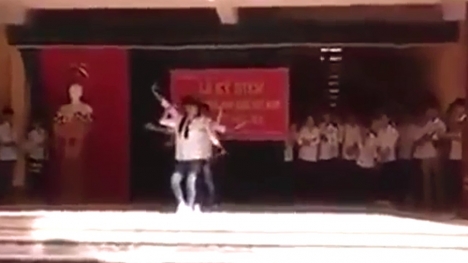 Màn nhảy Shuffle Dance của học sinh Bắc Giang hút cộng đồng mạng