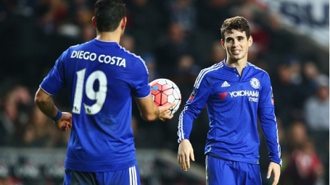 Oscar lập hat-trick, Chelsea vùi dập đội bóng hạng Nhất