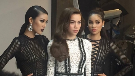 Hà Hồ, Phạm Hương, Lan Khuê trổ tài vũ đạo sôi động ở hậu trường The Face