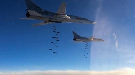 Video: IS bị hủy diệt trước sức mạnh phi đội Thiên nga trắng Tu-22M3