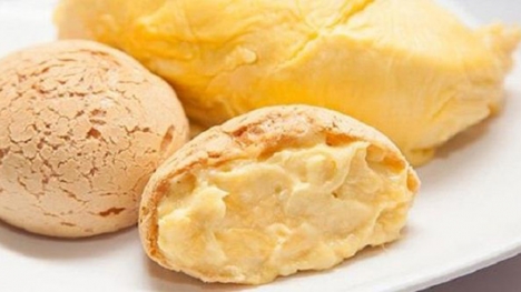 Bánh su kem sầu riêng ăn là nghiền