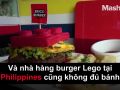 Chàng trai trẻ làm giàu từ burger hình lego