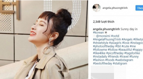 Sau khi được khen nói tiếng Anh tốt không lâu, Angela Phương Trinh lại bị bắt lỗi