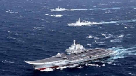 Tàu sân bay Trung Quốc bị máy bay quân sự Đài Loan bám sát