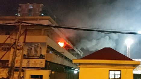 Hà Nội: Cháy khoa khám bệnh ở BV Bạch Mai 