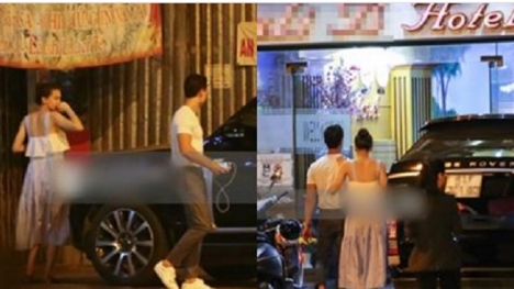 Hà Hồ bị bắt gặp cùng Kim Lý vào khách sạn lúc nửa đêm