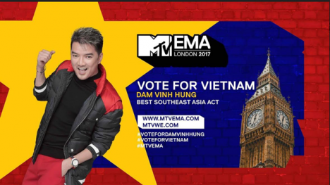 Đàm Vĩnh Hưng chính thức đại diện Việt Nam tranh giải tại 'MTV EMA 2017'