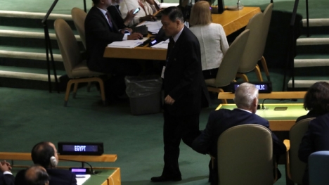 Đại sứ Triều Tiên tại LHQ bỏ đi trước khi Trump phát biểu