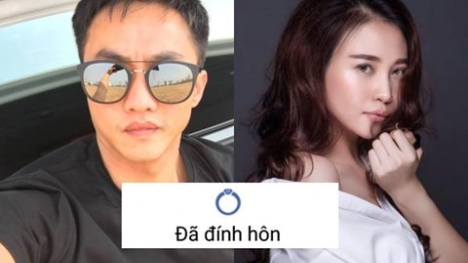 Cường Đô la và Đàm Thu Trang đồng loạt chia sẻ đã đính hôn dù chưa công khai hẹn hò