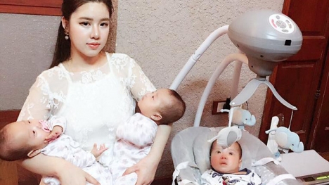 Mang thai ba, mẹ bỉm sữa Hà thành vẫn xinh đẹp trước và sau sinh nhờ chồng yêu chiều