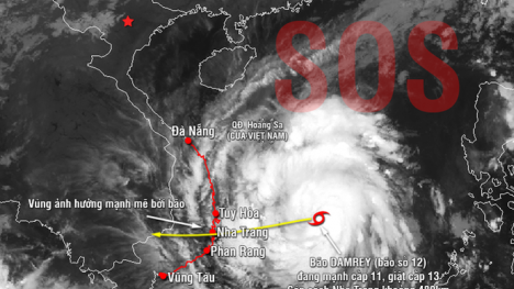 Nóng: Hãng tin nổi tiếng cập nhật dự báo hiểm họa bão Con Voi với Việt Nam, Lào, Campuchia