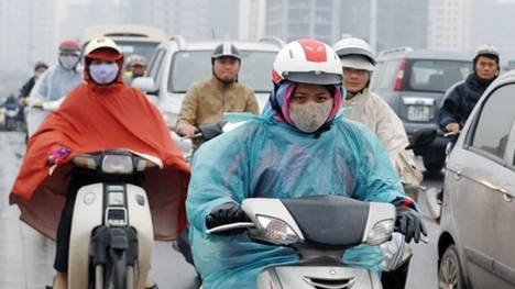 Không khí lạnh tăng cường, miền Bắc mưa rét dịp Tết dương lịch 2018