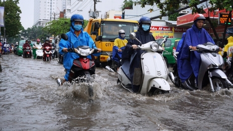Áp thấp gần biển Đông có khả năng thành bão, Sài Gòn nguy cơ ngập