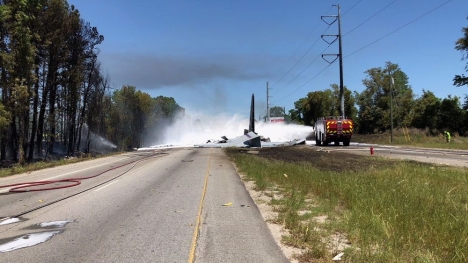 Máy bay vận tải quân sự rơi tại Mỹ, toàn bộ 9 người thiệt mạng