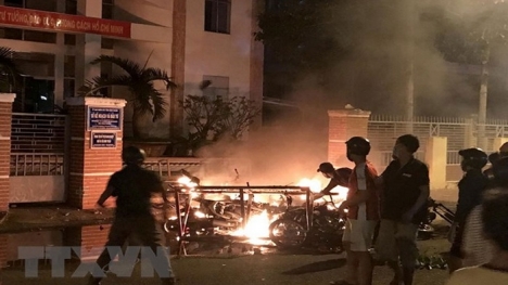 Vụ gây rối, phá trụ sở công quyền tại Bình Thuận: 34 đối tượng bị khởi tố