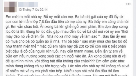 Cô gái làm từ A đến Z khi ra mắt nhưng mẹ người yêu vẫn lạnh nhạt, 500 chị em khuyên 'bỏ nhanh còn kịp'