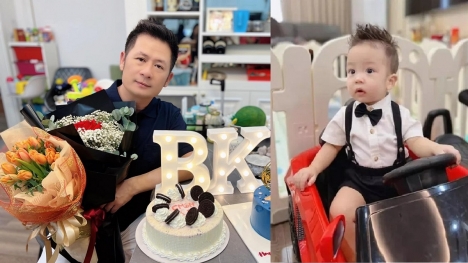 Bằng Kiều lần đầu khoe ảnh bên quý tử thứ tư, hai bố con có điểm chung đặc biệt